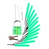 Professional 18pcs Practice Lock Pick Set 12 picking tools 1 key extractor 2 strong tension wrenches 1Transparent lock 2 keys