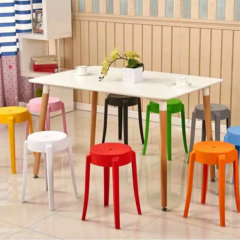 Simple Plastic Chair Special Household Adult Fashion Creative Table and Bench