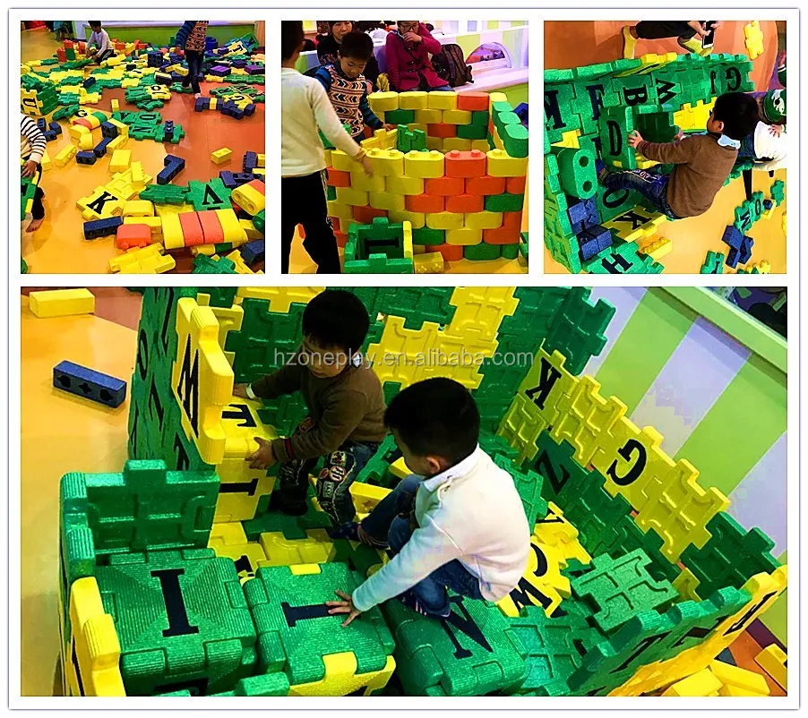 interlocking foam building blocks