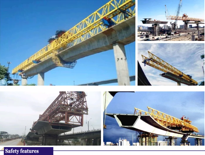 Double Truss Beam Heavy Duty Bridge Girder Erection Launching Gantry