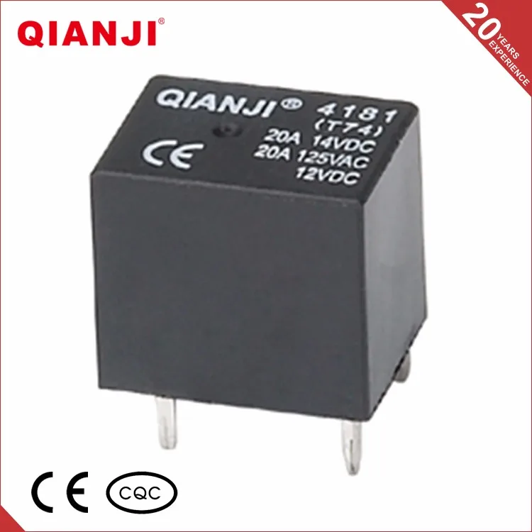 Qianji Wholesale T78 Relay Mini Pcb Relay T74 4181 20a 12vdc Relay Buy T78 Relay,Mini Pcb