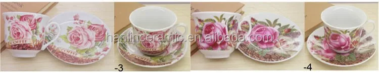 cheap ceramic coffee cup and saucer set prnting flower style 6 .jpg