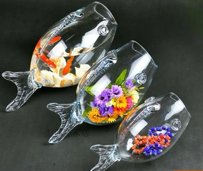 big glass fish bowls