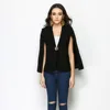 2018 fashion cape poncho women slit sleeve office lady fancy suits blazer