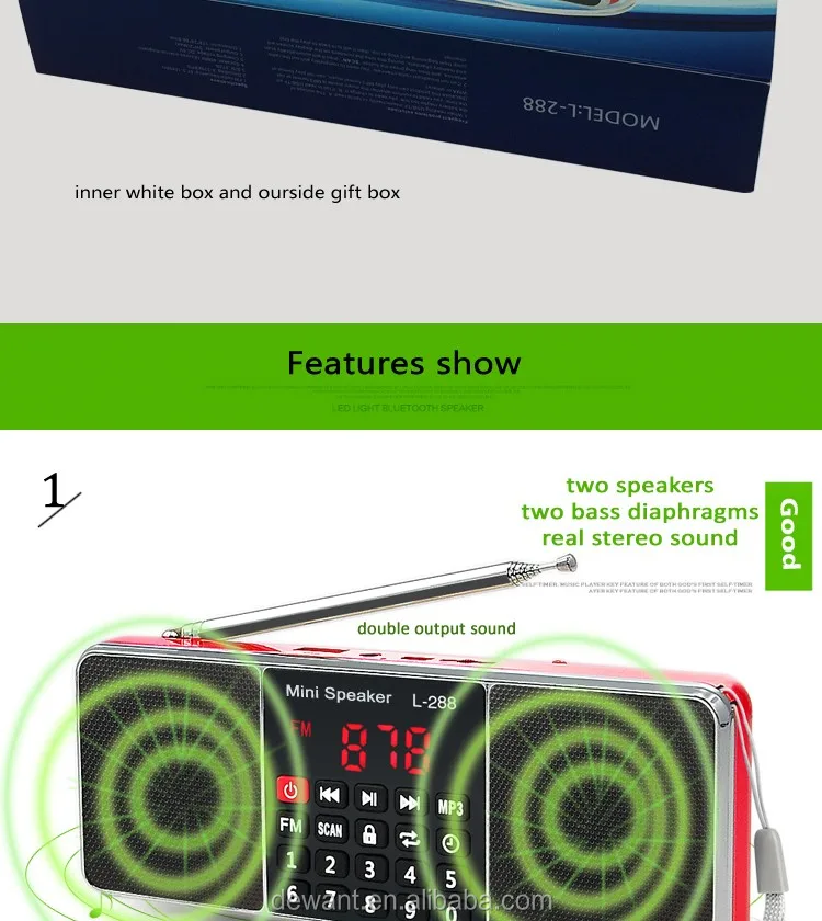 D-288 Digital mp3 player stereo speaker blue wireless speaker with radio.jpg