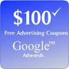 $100 Google AdWords coupon/Voucher/Promotional credits Worldwide