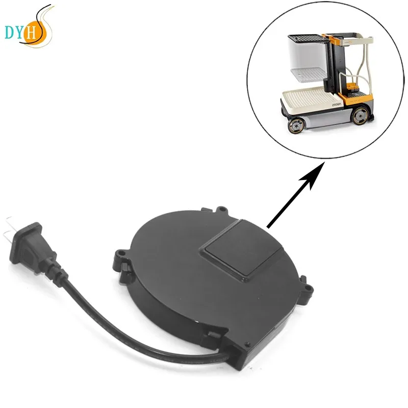 Small Retractable Cable Reel Mechanism Retractable Spring Loaded Cable