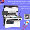computer program easy use 12 colors PVC bookmark making machine
