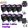 Wedding stage backdrop decoration led lights 4*12w rgbwauv 6in1 uplights cell phone control system church stage design