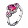 large ruby rings 925 silver diamond ring natural stone ring