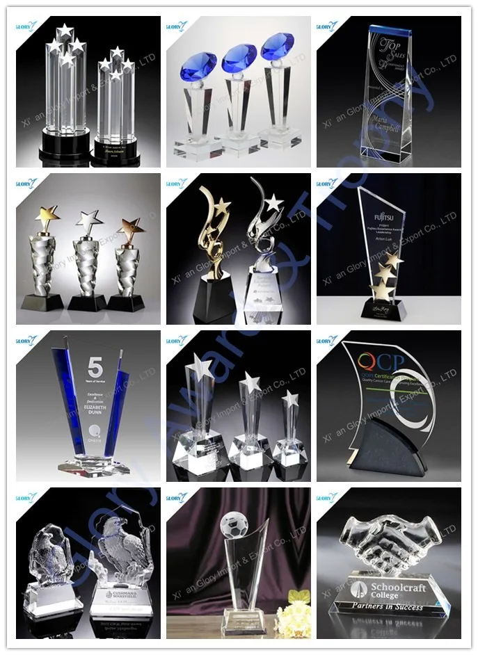 Wholesale New Colorful Glass Trophy Award 2017 Buy New Colorful Glass Trophy,New Colorful