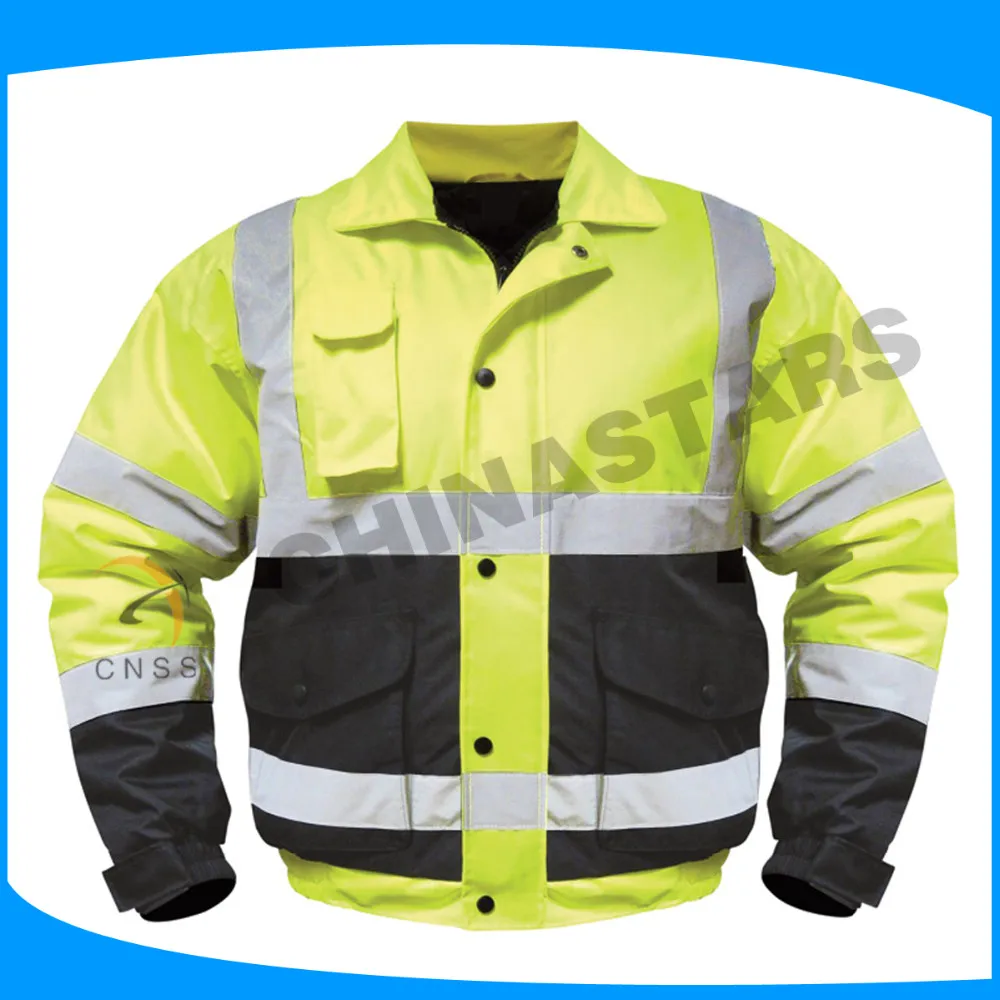 Anti Flame Blue Safety Reflective Jacket Safety Reflector Jacket For ...