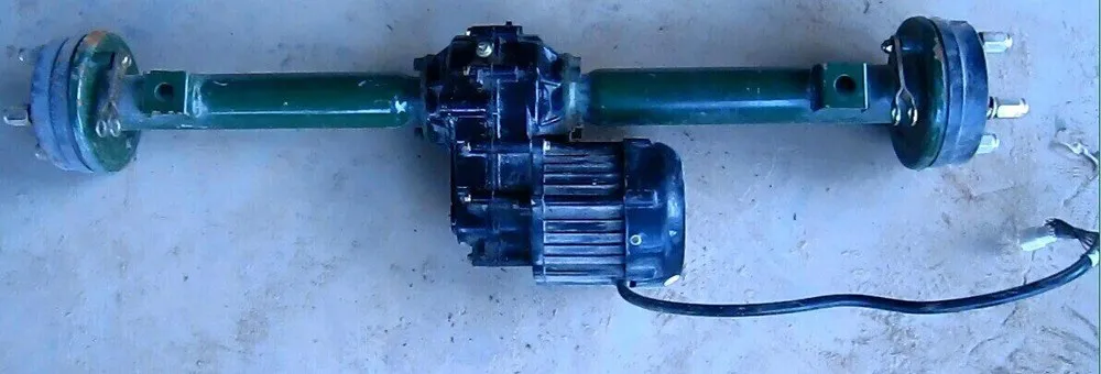 rear axle differential box motor