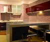 Mirror white quartz stone for countertop man made marble slab shining surface