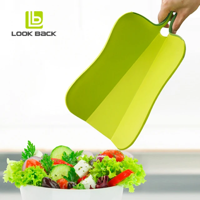 Non Slip Green Plastic Chopping Board, For Home,Hotel