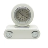 Superior Quality White Wooden Desk Clock