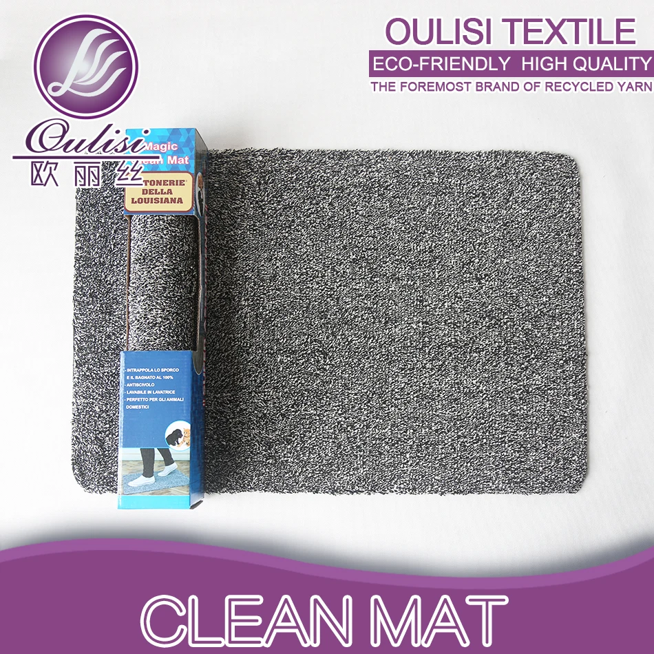 
New product eco-friendly washable rubber cotton floor carpet step mat 