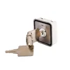 125V 2A Square 2 Position Elevator Gate Lock With 30 mm Wire