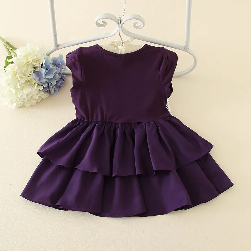 purple one piece dress