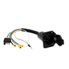 7 Pin To 4 Flat RV Trailer Light Plug Wire Harness Converter Adapter for Car Tow trailer hitch with Connector Socket Mounting