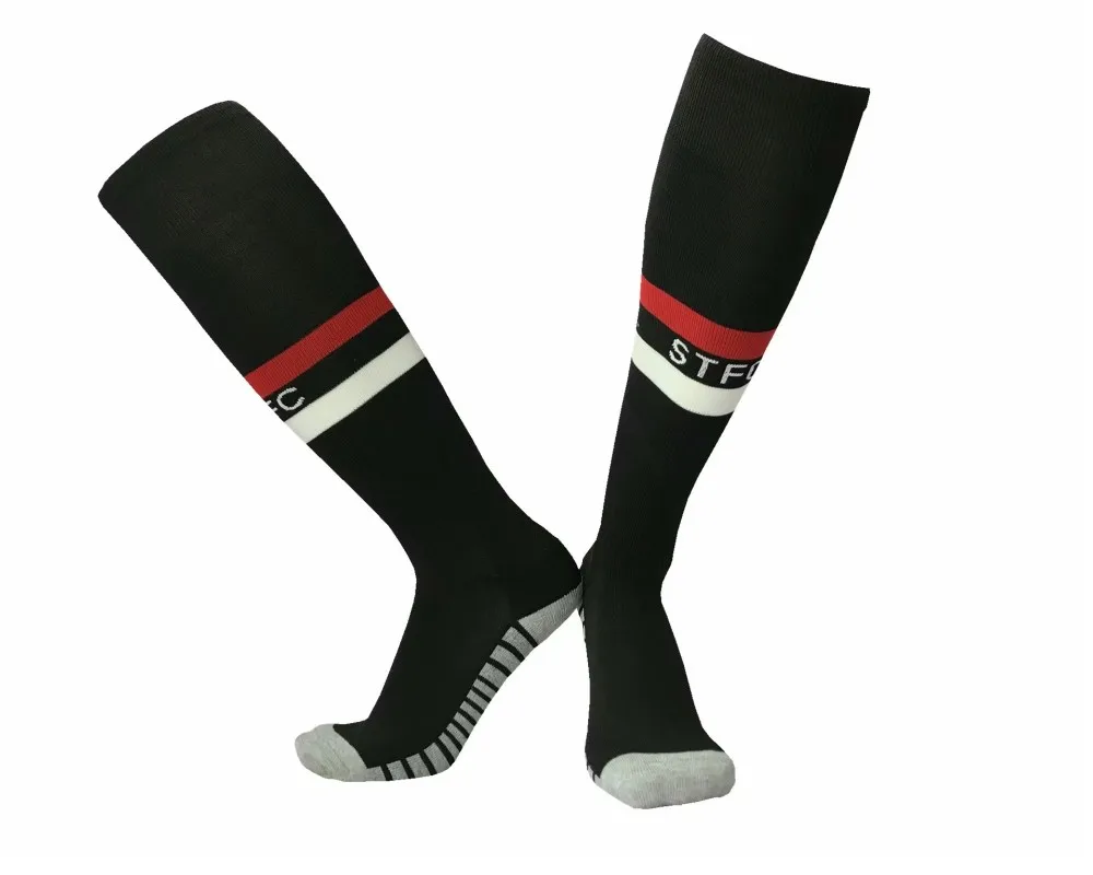 Wholesale Football Thigh High Socks Custom Soccer Football Socks Anti Slip Grip Socks Buy