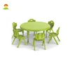 hot sale factory price circular colorful kids study table chair