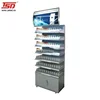 customized illuminated metal tobacco cabinet cigarette display cabinet/cigarette sale rack/cigarette stand