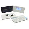 High quality softcover paper advertising folder video brochure lcd screen 4.3 inch digital booklet for greeting business
