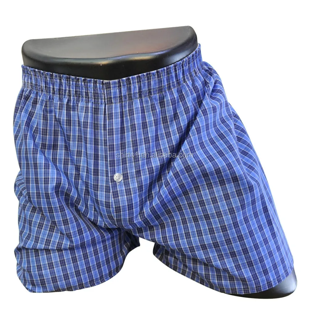 Men's Polyester Woven Boxer Shorts Pyjama Short Pants - Buy Boxer ...