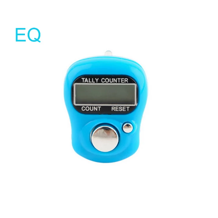ASSORTED COLOUR Digital Digit LCD Electronic Hand Finger Tally Counter
