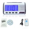 Digital Clock Hidden Camera DVR USB Motion Alarm Video Audio Recorder Remote with Remote Control Cam PQ158