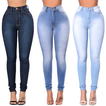 high waisted stretch jeggings