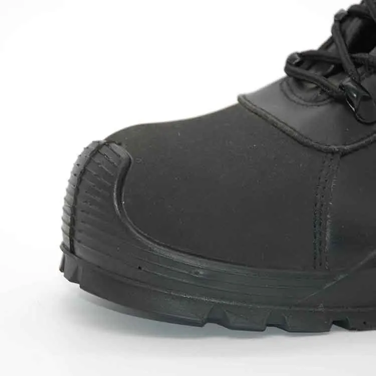Customized Black Rhino Leather Safety Shoes - Buy Black Rhino Safety ...