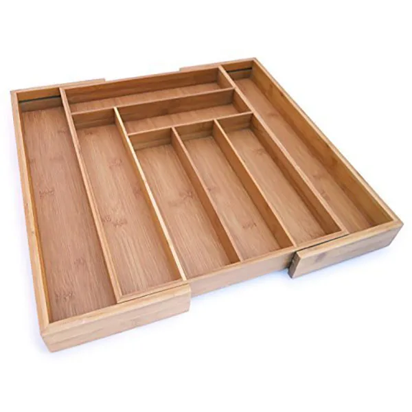 Expandable Bamboo Cutlery Tray Buy Bamboo Drawer Organizer,Adjustable