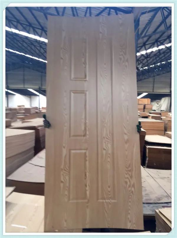 HDF door skin with veneer , melamine paper, or white primered