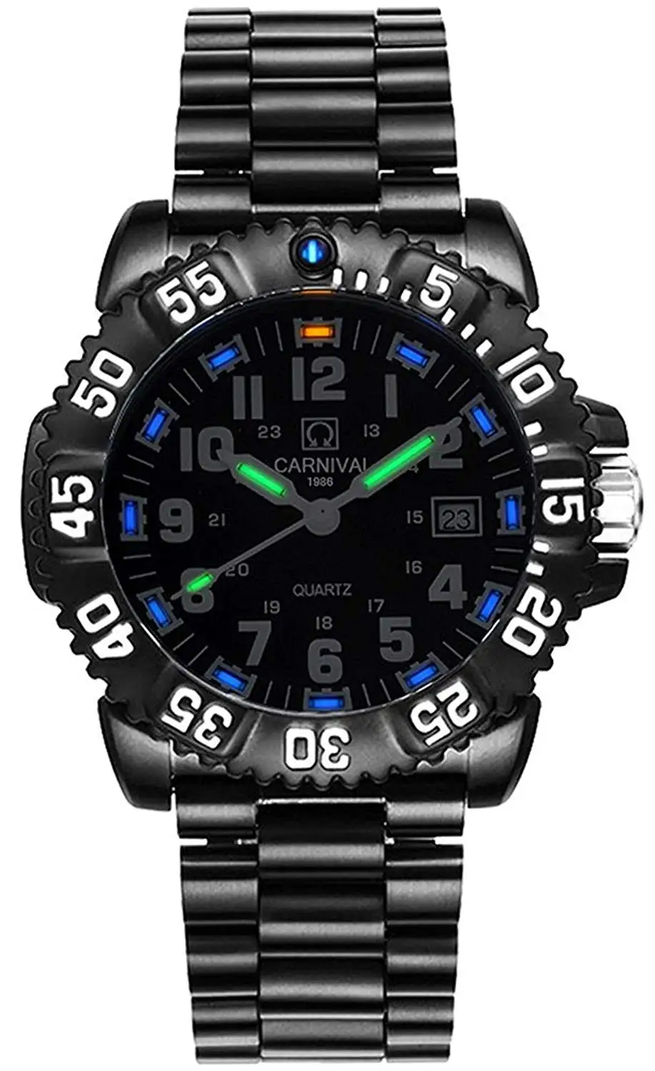 gosasa tritium luminous dive watch
