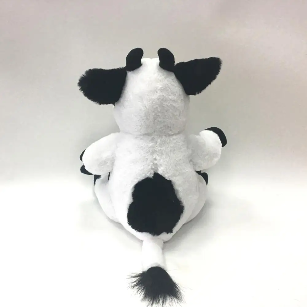 cow soft toy white black