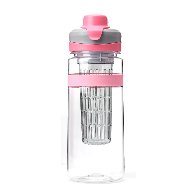 NEW 32oz plastic fruit infuser water bottle bpa free with joyshaker ball