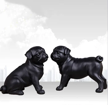 small pug figurine