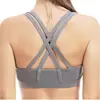 free sample Stylish Sexy Cross back classic Push up Exercise Yoga Top cross back Workout Sports Bra lulu lemon