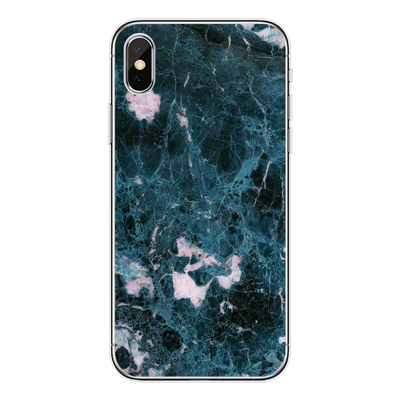 Free shipping Phone Cover for iPhone 6s 7 8 Plus X XS Max XR Soft TPU Mobile Marble Case