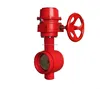 lpg gas cylinder fire signal butterfly valve 12v dc motor