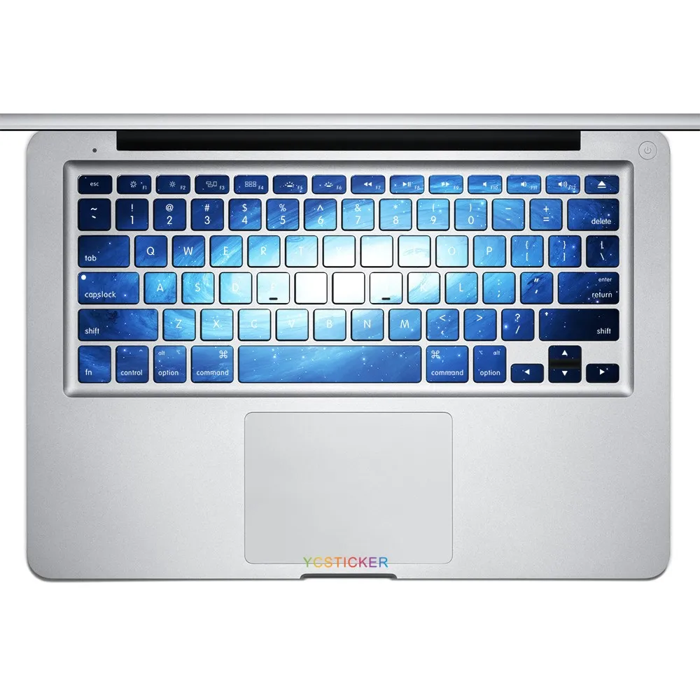 Wholesale Custom Laptop Keyboard Protective Decals Stickers Colored