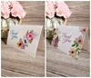 4x6 inches 36 Pack Wholesale Custom Floral Thank You Gift Cards match with Kraft Paper Envelopes and Stickers