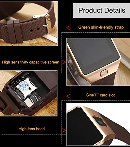 smartwatch with front facing camera