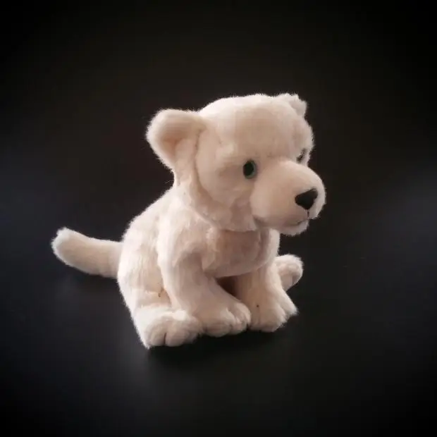 white lion soft toy