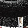 Black mix red Non slip floor rugs loop type pvc coil car mat