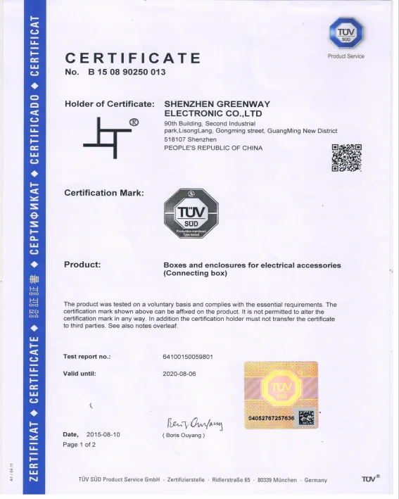 Underwater 4m Ip68 Connector Junction Box Outdoor Power Box Underground