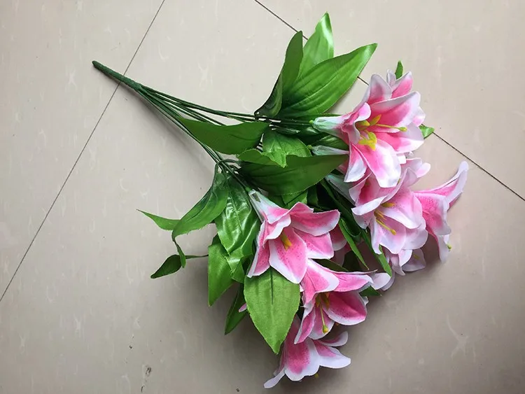 Quality Artificial Potted Lily Factory Wholesale Artificial Easter Lily Flower Buy Lily