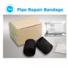 Water cured fiber glass fix tape polyurethane resin impregnated pipe repair bandage